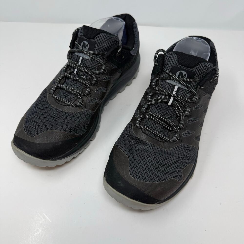 Merrell Nova 2 GTX Trail Running Shoe Men's 10W Grey Gore-tex Invisible Fit - Picture 3 of 12